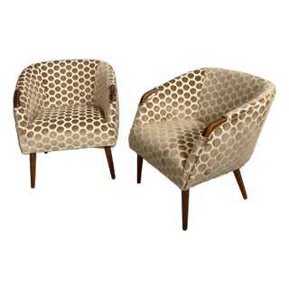 Pair of Danish Club Chairs, Circa 1960s For Sale