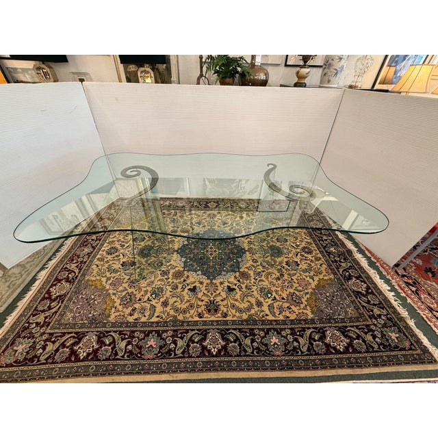 Design Plus Gallery presents a Tempered Glass Dining Room Table with Postmodern Design Style from New York City. The table...