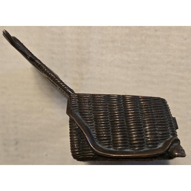 Mid 20th Century Vintage Jennings Brothers Cast Metal Fish Creel Coin Tray For Sale - Image 5 of 7