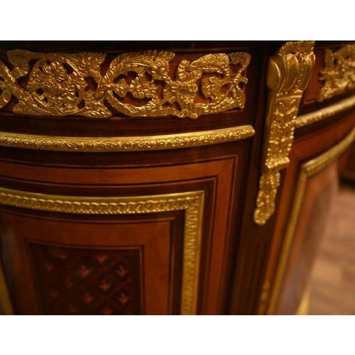 French Empire Demi-Lune Commodes, Set of 2 For Sale - Image 11 of 12