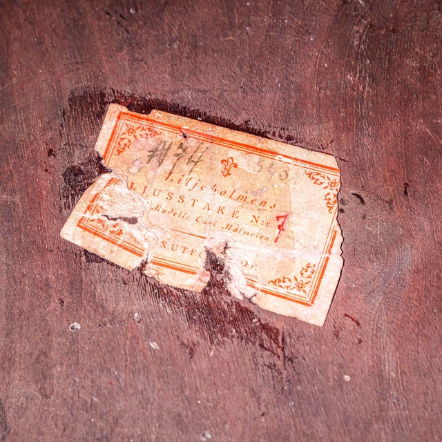 Brown Model No. 7 Candlesticks by Carl Malmsten for Liljeholmens, Sweden, Early 20th Century, Set of 2 For Sale - Image 8 of 9