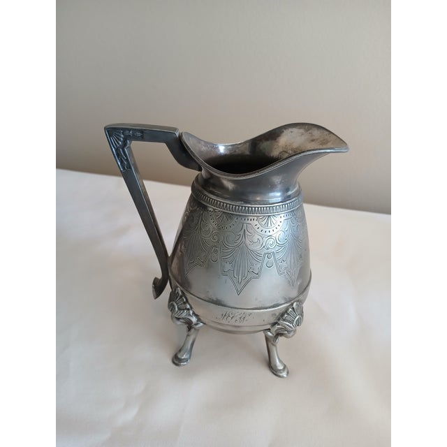 Late 19th Century Webster Silver Plate Coffee/Tea Service With Horse Finials - 7 pcs For Sale - Image 15 of 18