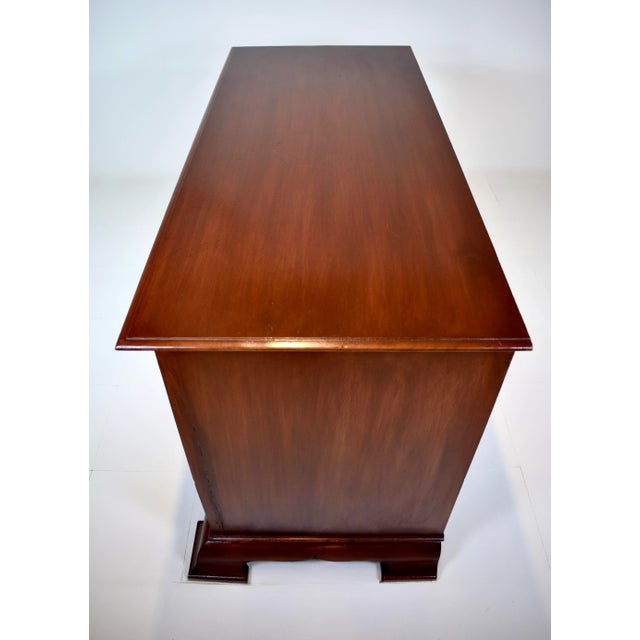 Early 20th Century Solid Mahogany Chippendale Dresser With Five Drawers For Sale In Philadelphia - Image 6 of 12