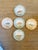 Late 19th Century Set of Five Antique Limoge Fish Plates For Sale - Image 5 of 8