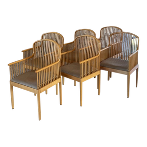 Vintage Mid Century Modern Andover Arm Chairs by Davis Allen for Stendig