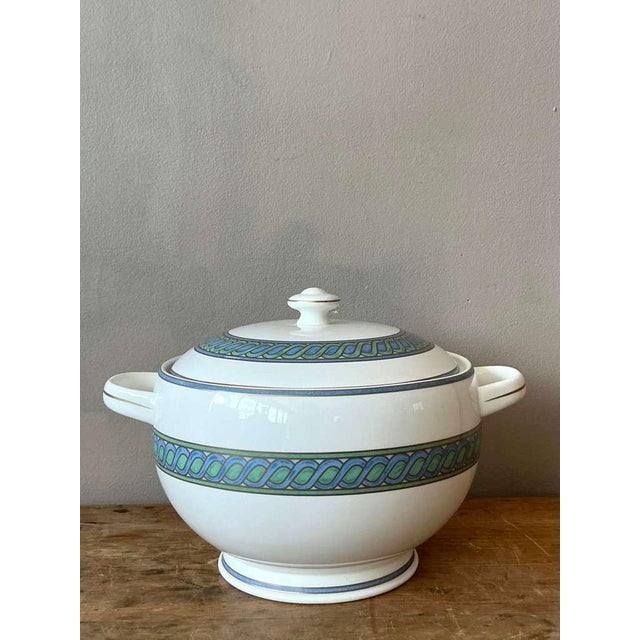 Late 20th Century Vintage Boho Christofle "Torsada" Covered Vegetable Dish For Sale - Image 5 of 6