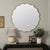 Spritely Home Cleo Scalloped Gold Wall Mirror For Sale - Image 4 of 7