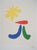 Joan MIRO (1893-1983) Cabin under the Sun Color lithograph after a work by the artist Signed in the plate On Vellum 45 x...
