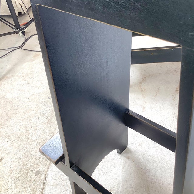 Pair of Contemporary Shaker Style Architectural Stools For Sale - Image 16 of 18