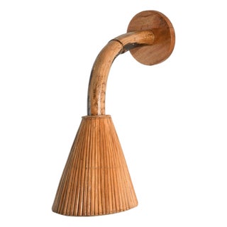 Cone 002 Organic Rattan Wall Lamp For Sale