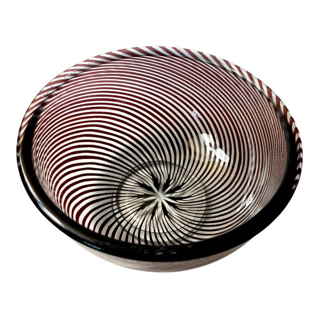 Edward Hald (1883-1980) Signed Orrefors Slip Graal Bowl For Sale