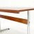 Teak & Chrome Base Mid Century Danish Modern Petit Desk Console Writing Table For Sale - Image 6 of 12