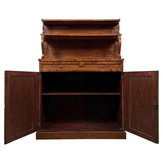 Antique Early 19th Century English Regency Mahogany Chiffonier For Sale - Image 4 of 13