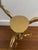 Organic Willy Daro Style 1970s Brass Glass Side Table For Sale In Raleigh - Image 6 of 7