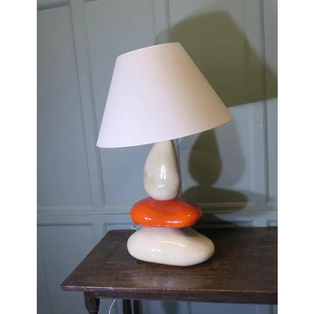 Large Pebble Lamp by Francois Chatain, France, 1960s For Sale - Image 6 of 9