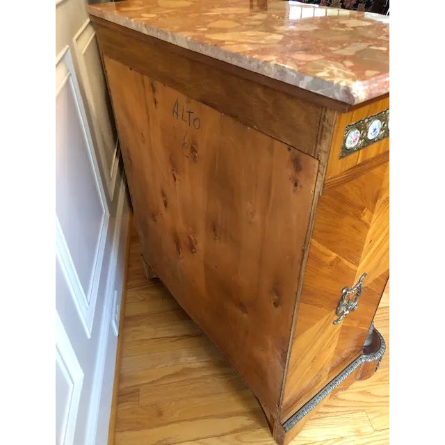 Late 20th Century French Marquetry Commode For Sale - Image 12 of 13