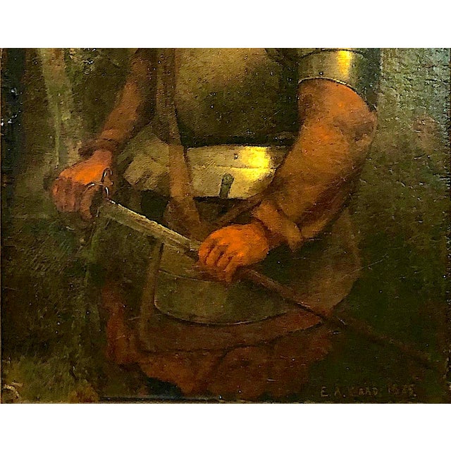 Late 19th Century “Knight of the Field” by Edgar Allan Ward (1862–1947) For Sale - Image 5 of 7