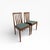 Contemporary Mid-Century Modern Walnut Dining Chairs, Set of 2 For Sale - Image 3 of 7