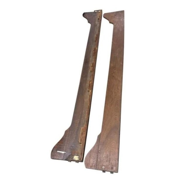 Antique Victorian Monumental Walnut Twin -Youth Bed For Sale - Image 10 of 11