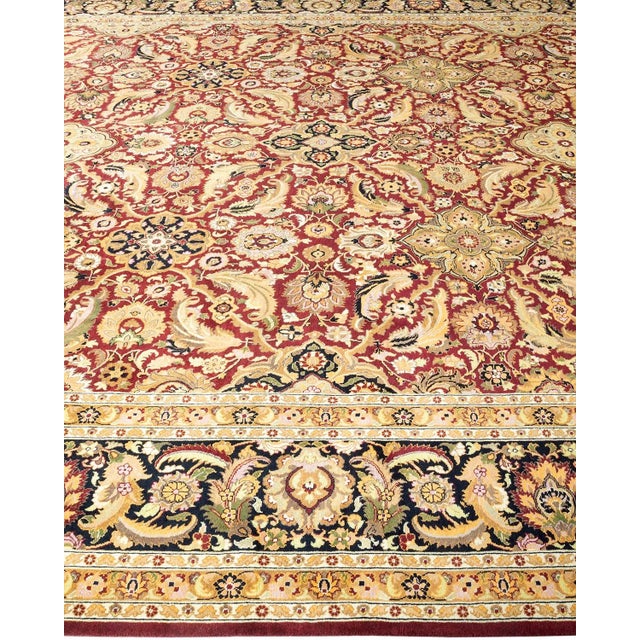 Solo Rugs Mogul, One-of-a-Kind Hand-Knotted Area Rug - Orange, 9' 2" x 12' 9" For Sale - Image 4 of 8