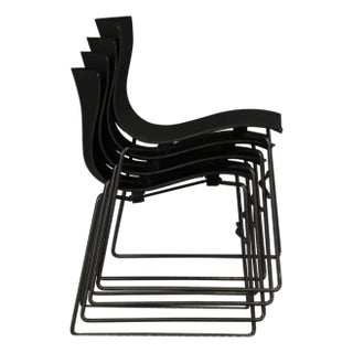 Massimo Vignelli for Knoll Intl 'Handkerchief' Stacking Chairs, Signed, 19 Avail For Sale