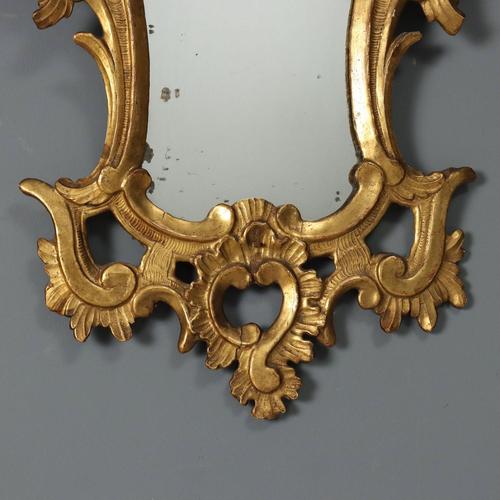 Small Carved Wooden Mirrors, Set of 2 For Sale - Image 6 of 11