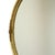 Glass Hollywood Regency Golden Mirror Oval Deknudt Classic For Sale - Image 7 of 16