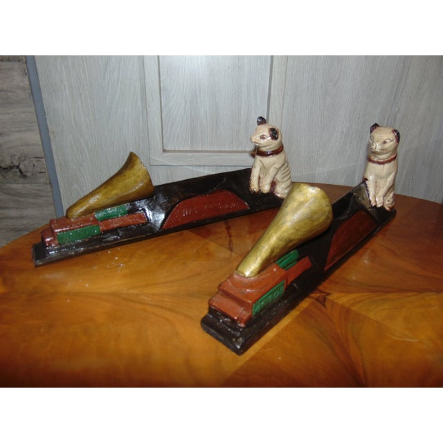 Antique Wooden Bases, Set of 2 For Sale - Image 3 of 9