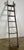 Rustic Antique Rustic Library Ladder, Iron & Wood With Distressed Patina For Sale - Image 3 of 18