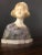 Antique Marble and Alabaster Bust by Gustave van Vaerenbergh For Sale - Image 6 of 11