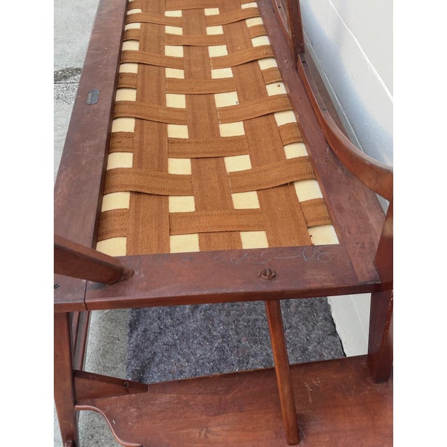 1930s Rare Transitional Modern Colonial Creations Paddle Arm Sofa by Herman DeVries for Cushman of Vermont For Sale - Image 11 of 11