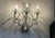 Pair of Crystal & Turquoise Beaded Three-Light Wall Sconces For Sale In Los Angeles - Image 6 of 6