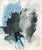 "Sings My Soul" Oversized Lyrical Abstraction Painting in Dark Green and Blue by Stacey Warnix For Sale - Image 4 of 15
