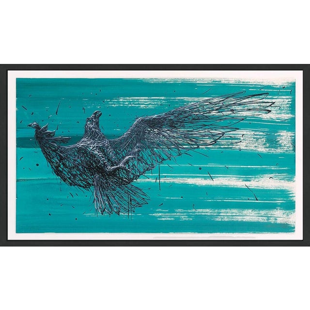 DALeast Asteroid Rs (Framed Hand Finished Screen Print), 2019 For Sale