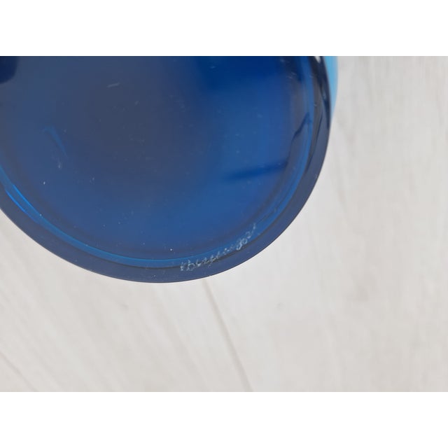 1990s Vase in Blue Murano Glass from Venini, 1990s For Sale - Image 5 of 7