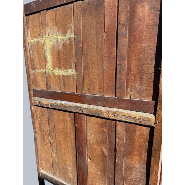 Wood Antique French Louis XV Armoire For Sale - Image 7 of 7
