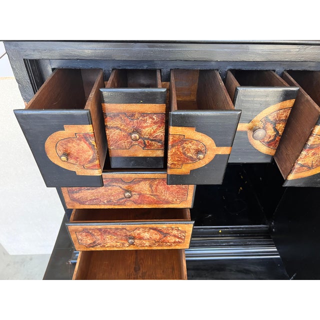 This Bargueno is a portable desk. The base is typically a Spanish table and dates from 19th Century. The upper part was...