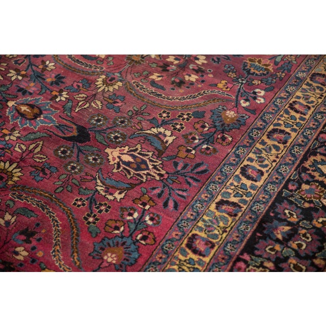 Vintage Meshed Carpet - 10'2" x 13'3" For Sale - Image 10 of 11