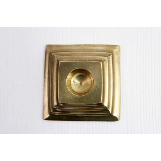 Vintage Candlestick in Brass, 1970s For Sale - Image 4 of 7