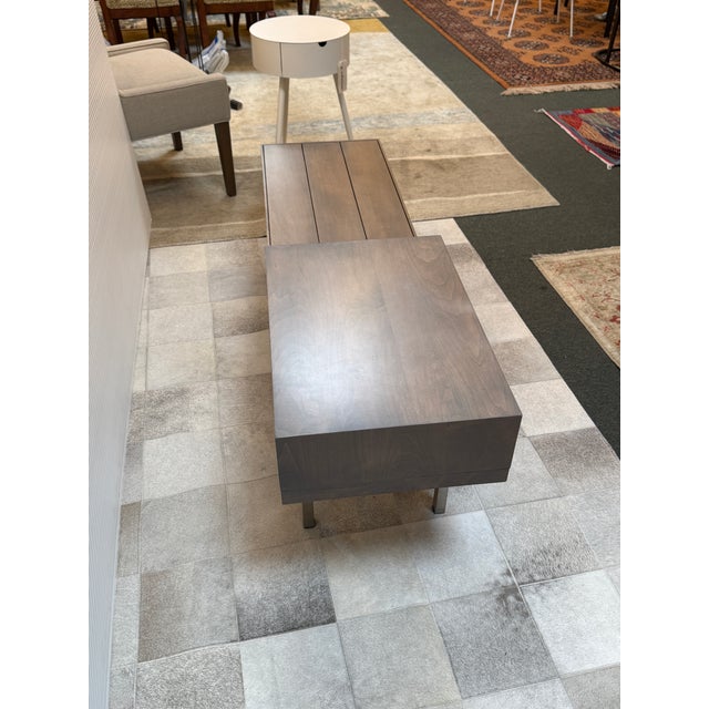 Room & Board Room & Board Morris Bench With Single Drawer For Sale - Image 4 of 12