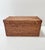 Traditional Vintage Handwoven Rattan Lidded Storage Box With Toggle Closure For Sale - Image 3 of 9