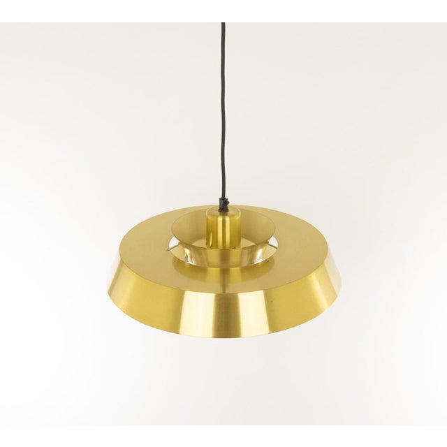 Fog & Mørup Nova Brass Pendant by Jo Hammerborg for Fog & Mørup, 1960s For Sale - Image 4 of 6