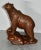 Vintage (1980's) Bear Sculpture Figure - Brown Grizzly. Signed : Red Mill. The Measurements: 9"W x 6.5"D x 12"H