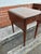 Early 20th Century Pair Antique Mahogany Pembroke Hepplewhite Federal Drop-Leaf Side Tables. For Sale - Image 9 of 11