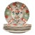 Circa 1970s Japanese Imari 22k Gold Dinner Plates- Set of 5 For Sale