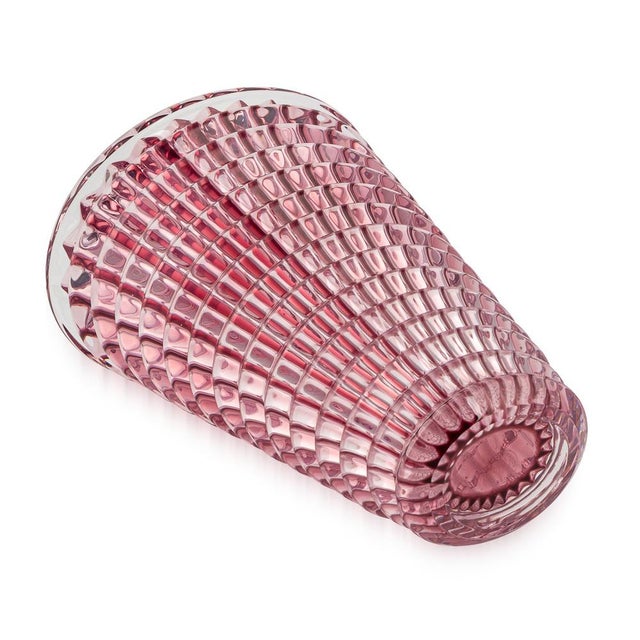 French Crystal Sculptural Oval Vase from Baccarat, 1990s For Sale - Image 6 of 13