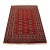 Bokhara Rug 4’8” X 6’1” Red Wool Tribal Hand-Knotted Oriental Carpet For Sale