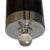 Large 29" Two-Tone Chrome Art Deco Torchiere Wall Sconce, 6 Available For Sale In Los Angeles - Image 6 of 7