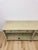 Wood Modern American Drew Corsica Painted Gray Console Credenza Glass Doors Coastal For Sale - Image 7 of 18