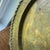 Lg VTG Oriental Brass Serving Tray or Wall Decor Hong Kong W/Hanger + Stand Boho For Sale - Image 6 of 13